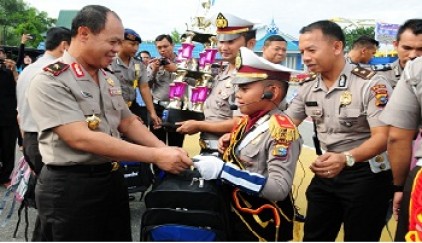 Pocil Bengkalis Dapat Kehormatan dari Ditlantas Polda Riau